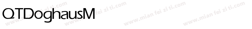QTDoghaus Medium字体转换